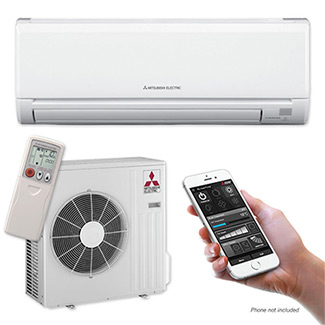 Ductless heat pump mini-split system rentals in Canada.